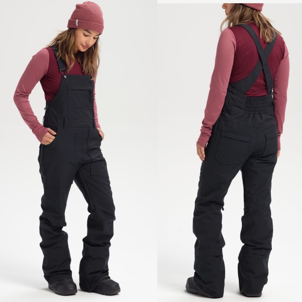 Burton Avalon Bibs Black Small Short NEW